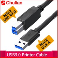 USB Type A To USB3.0 Type B Printer 3.0 Cable High-speed Square Port Data Computer Connection 0.5m 1m 1.5m 2m 3m 5m Printer3.0