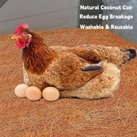 Coconut Coir Chicken Nesting Pads Washable Hen Nest Mats Egg Protection Bedding Liners for Backyard Poultry Coop Nest Boxes