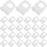 150Pcs Curtain Track Roller Hooks Plastic Smooth Sliding Gliders for Living Room Bedroom Car Rv Drapery Pulley Accessories