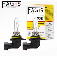 Fagis 2 Pcs 9012 HIR2 12V 55W 3350K Warm White Auto Head Lamp Halogen Lamps Wider Driving Vision Car Headlight Auto Bulb