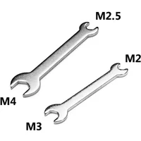 M3 + M2 / M4 + M2.5 DIY RC Kleiner Sechskantmutternschlüssel für hochwertige Helikopterteile