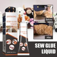 Jaysuing Fabric Repair Glue High Viscosity Strong Adhesion Quick Curing Eco Friendly For Shoes Insoles Jeans Clothes Hole Repair