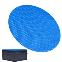 Round Pool Cover Insulation Heating Blanket Bubble Thermal Blanket for Inflatable Swimming Pool Garden Winter Summer Spa Tub