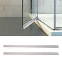 2 Pcs Replacement Weatherstrip Seal Shower Door Seal 6/8/10/12mm Water Deflector Bath Shower Screen Door Seal Strip Bathroom