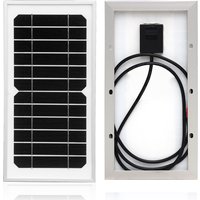 Efficient Outdoor 6V 6W Glass Solar Panel Solar Photovoltaic Panel High Efficiency Monocrystalline for Camera Flood Lights