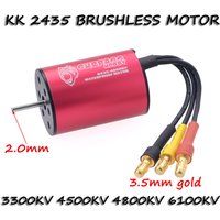 KK 2435 3300KV 4500KV 4800KV 6100KV Brushless Motor 2S for Traxxas Tamiya Redcat HSP 1/16 1/18 RC Buggy Racing Climbing Off-road