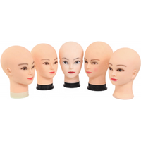 PVC soft mannequin head display stand wig hat prop display prop model head