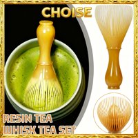Resin Matcha Green Tea Brushes Traditional Matcha Whisk Reusable Resin Matcha Whisk Chasen Dishwasher Safe Matcha Stirrer