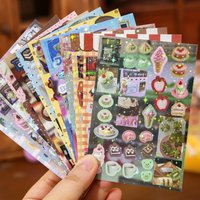 30sheets Kawaii Ins Japanese Style Die Cut Star Film Sticker Book DIY Album Aesthetic Decor Journal Scrapbooking Supplies