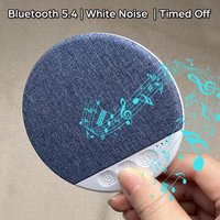 Sleep Aid Pillow Speaker Bluetooth 5.4 Wireless Mini White Noise Speaker Adjustable Timers,Long-Lasting Battery for Deep Sleep