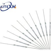 10/50/100PCS N/O Reed switch Magnetic Switch 2 * 14mm Normally Open Magnetic Induction switch