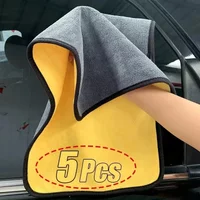 1-5Pcs Microfiber Cleaning Towel Car Cleaning Cloths Professional Detailing Car Drying Microfiber Towel Wash Towel Accessories