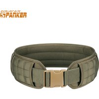 Tactical Battle Belt Adjustable Airsoft Waist Belt Quick Release Buckle Outdoor Hunting Paintball Padded Thickened Widened Waist