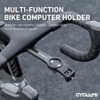CYCLAMI BiKe Computer Mount Multifunctional Handlebar Extension Front Mount Camera Holder for XOSS IGPSPORT