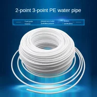 1/4'' 3/8'' 5-50m/16.5ft-164ft White PE Pipe Flexible Tube Hose for RO Water Filter System Aquarium Revers Reverse Osmosis