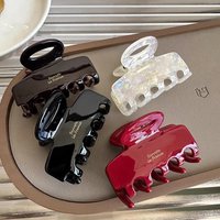 1/2pcs Korean version gold standard wisp empty square high-end sense vinegar grip clip hair accessories hair clip for women