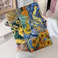 Holder Cover Tablet Case For iPad Pro 11th 10th 9th 8th 7th 12.9inch Pro 2025 Mini 6 7 Air 4 5 M3 M2 1 2 M4 11inch Van Gogh Cool