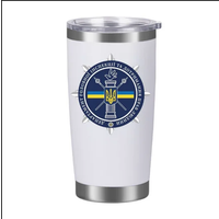 Custom LOGO Image Travel Tumbler, Vacuum Insulated Coffee Mug, Custom Name, 20 oz
