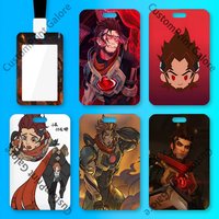 Emre O-Over-watchES Transparent PVC ID Card Sleeve Badge Dustproof Case For Staff School Student Work Card