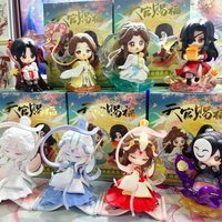 Na Stanie Hot Tian Guan Ci Fu Danqing Fenghua Blind Box Ręcznie Robione Figurki Anime Modne Dekoracje na Biurko TGCF Kolekcjonerskie Idealne Prezenty