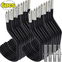AliExpress NONE 6/1pcs Black Bike Storage Hooks with Bolts Metal Wall Mount Hook Bicycle Wall Stand for Garage Basement Wall Ceiling Organizers