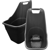 Lightweight Multipurpose Plastic Wheelbarrow Trolley for Gardening and Leaf Transport