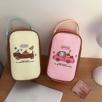 Cute Portable Lunch Box Bag Large Capaci Insulated Bag for Students And Office Workers High Aesthetic Value Breakfast Bag