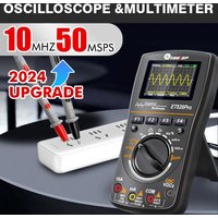 TOOLTOP ET828Pro 10MHz 50Mps/s Handheld Oscilloscope 6000 Counts True RMS Multimeter Voltmeter Ammeter Automotive Oscilloscope