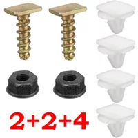 8pcs Car Mud Flaps Fender Front Wheel Arch Trim Fastener Clips For Vauxhall Corsa C 1406925 913079130754 Plastic Car Accessories