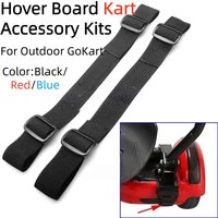 1Set Width Adjustable PP Nylon Webbing Strap For Hoverboard Kart HoverKart Seat Attachment Replacement With Tri-Glide Buckle Kit
