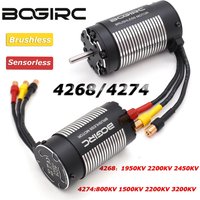 BOGIRC 4268 4274 Sensored Brushless Motor 5.0mm Shaft for 1/8 1/7 RC Model Monster Off-road Truck Buggy Racing Car Upgrade Parts
