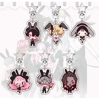 Popular Anime Alien Stage Chibis Keychains for Womens Accessories Bag Luka Ivan Till Mizi Hyuna Sua Jewelry Keyrings Fans Gifts