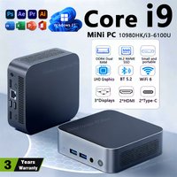 2026 Portable Mini PC Gamer Intel Core i9 10980HK i3 6100U Windows 11 Pro Computer 16GB 32GB RAM 1TB SSD WIFI6 Gaming PC Desktop
