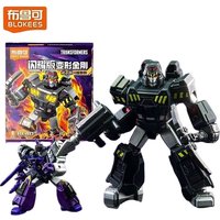 BLOKEES Transformers Shining Version 3rd Edition Building Blocks Man Assembled Toys Miner Megatron Orion Model Home Decorations