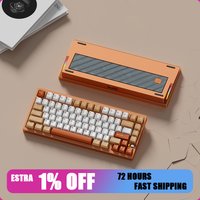 Weikav Nut75 Mechanical Keyboard Kit 3Mode Wireless 8000Hz Polling Rate Game Keyboard Aluminum Alloy Hot Swap PC Accessories