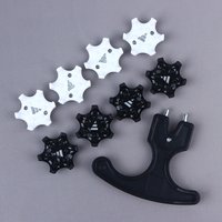 14 Golf Shoe Studs + 1 Wrench Durable And Thin Golf Shoe Studs Golf Quick-twist Replacement Studs Accessories