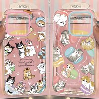 Cute M-Mofusands Cat Phone Case For iPhone 17 16 16e 15 14 13 12 11 Mini Pro Max X XR XSMax 7 8 Air Plus Transparent Back Cover