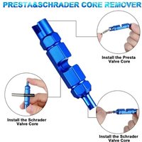 AliExpress NONE Multi-purpose Tyre Valve Core Wrench Remover Tool Compatible with Presta Schrader Valve for Bicycle Car Motorcycle Maintenance