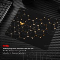 Hexagon TUF Gaming Mouse Pad Rubber Anti Slip Mouse Mats Black &white PC Gamer Home Office Setup Minimalist Desk Mat Accessories