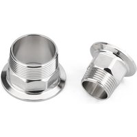 BSPT 1/2“ 3/4“ 1” 1-1/4” 1-1/2” 2“ Stainless Steel 304 Sanitary Hexagon Male Threaded Ferrule Pipe Fitting Fit For Tri Clamp