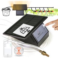 Tuya Wifi Compatibility Solar Power Timer Smart Drip Irrigation System Remote Control Non Slip lock Watering Garden Plant kit