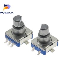 5PCS EC11 Rotary Encoder Code Switch With Push Button30 Position 360 Degree Infinite Rotation SMD 5Pin Plum Shaft