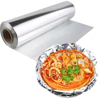 1 Pack Food Grade Disposable Tinfoil 12.2x1.65in Aluminium Foil Foil Wrap for Storing Cooking Food
