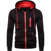 Combinaison à capuche Sportedly Smile pour hommes, sweat-shirt zippé, vestes décontractées, course à pied, randonnée