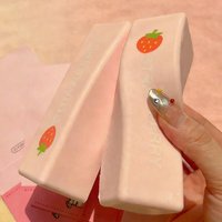Antistress Strawberry Milk Stick Stress & Anxiety Relief Fidget Toys Slow Rising Squishy Squeeze Elastic Cheese Stick Prank Toys
