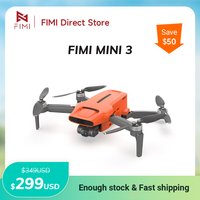 FIMI MINI 3 drone 4k professional 60fps Camera with Sensor 48MP 245g Lightweight 9km Range Night Video AI FAA permission