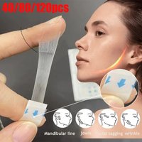 40/80/120pcs V Lift Face Sticker Tighten Chin Invisible Makeup Adhesive Lift Face Tape Slim Patch Breathable Sticker Lifting