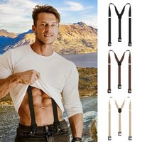Invisible Men Suspenders Y-Back Under Clothing Elastic Belt Adjustable Braces for Mountaineering Hiking Outdoor Gear Accessories
