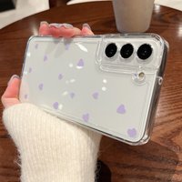 Love Heart Case For Samsung Galaxy S24 S26 S25 Edge S23 Ultra S22 S21 FE A17 A37 A57 A14 A15 A35 A16 A36 A54 A55 A56 5G Cover