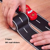 DIY Cartoon Reusable Road Stickers Cartoon style reusable road stickers suitable for party racing decoration